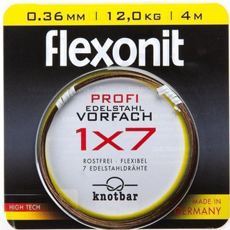 flexonit 1x7 Steel Leader Wire by the Meter / 4 m