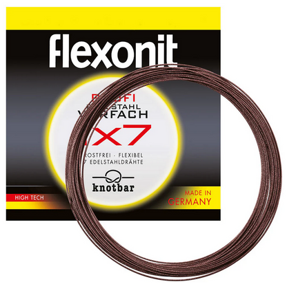 flexonit 1x7 Steel Leader Wire by the Meter / 4 m
