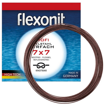 flexonit 7x7 Steel Leader Wire by the Meter / 4 m