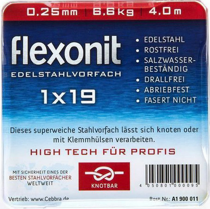 flexonit 1x19 Steel Leader Bulk / 4 m