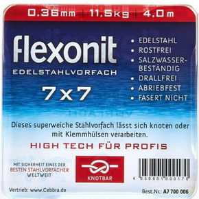 flexonit 7x7 Steel Leader Wire by the Meter / 4 m