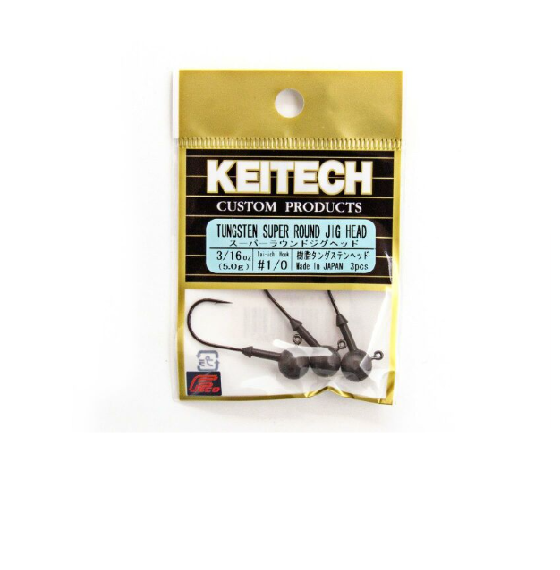 KEITECH Tungsten Super Round Jigs